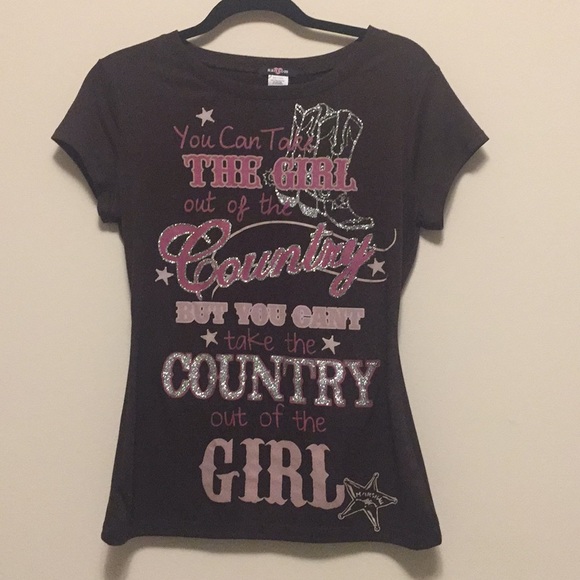 Country Girl Graphic Tee Medium 